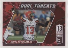 2021 Panini Donruss Elite Dual Threats Pink Odell Beckham Jr #DT5 2l4