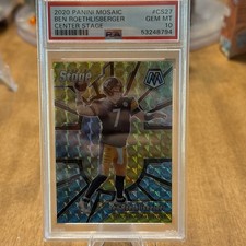 2020 Panini Mosaic - Center Stage Ben Roethlisberger #CS27