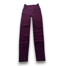 Fabletics SculptKnit High Waisted Seamless Compression Leggings Burgundy Wine