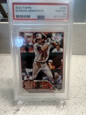GUNNAR HENDERSON (RC) 🔥 PSA 10 💎 2023 Topps ⚾️ Orioles