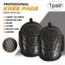 Heavy Duty Gel Knee Pads for Construction Anti-Slip Comfortable Work Safety US⭐