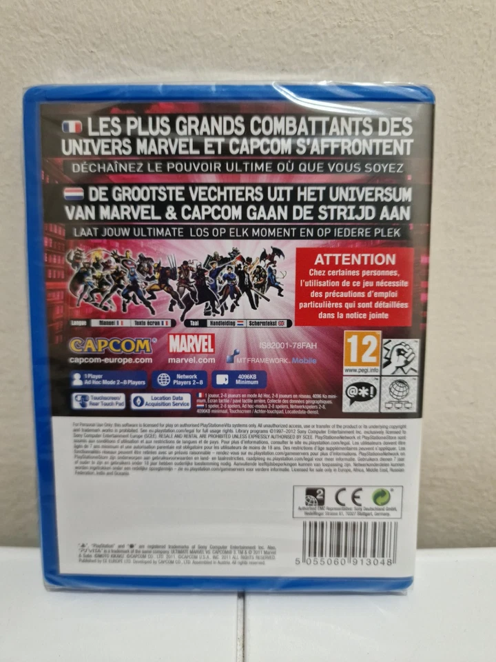 New and Sealed Ultimate Marvel vs. Capcom 3 (Sony PlayStation Vita, 2012) - Image 2 of 2