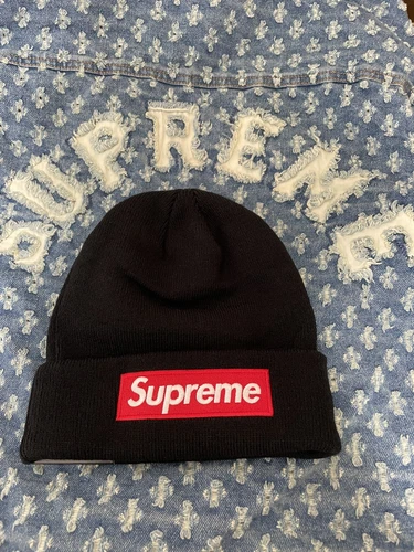 SUPREME / NEW ERA BOX LOGO BEANIE / OS / FW22 SEMAINE 15 (100% AUTHENTIQUE)