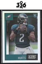 Jalen Hurts 2020 Panini Chronicles 2020 Score Update Rookies Silver #457