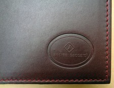 SCRAPBOOK photo ALBUM leather REDDISH BROWN Italian designer SACCARDI archival