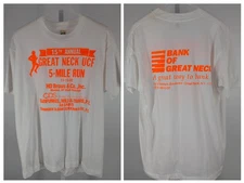 Vintage 92 Great Neck UCF 5 Mile Run T Shirt L Screen Stars Best Single Stitch