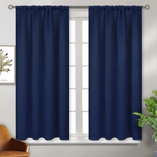 Blackout Curtains 54 Inches Long for Bedroom - Room Darkening Drapes Thermal