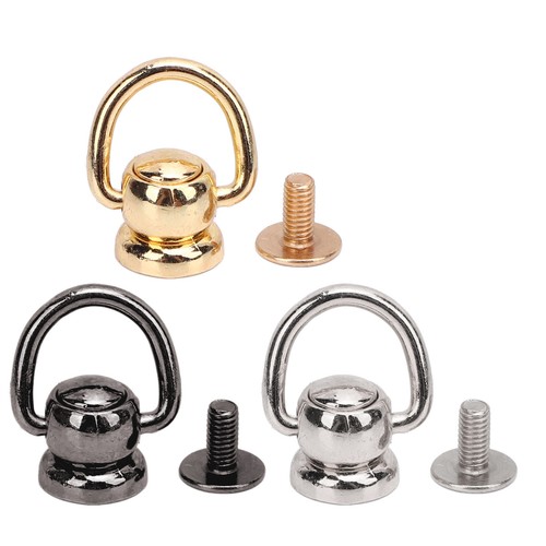 50 Sets Pull Ring Rivets Zinc Alloy Electroplating Multifunctional Screwback - Picture 5 of 32