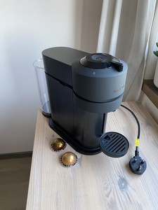 Magimix Nespresso Vertuo Kaffeemaschine Next 11719 Mattschwarz 1,1 Liter