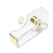 Acrylic Tape Dispenser, Transparent Office Tape Dispenser, Clear Acrylic Desk...