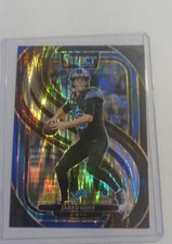 2024 Panini Select - Premier Level Jared Goff #123 Black & Blue Shock Prizm