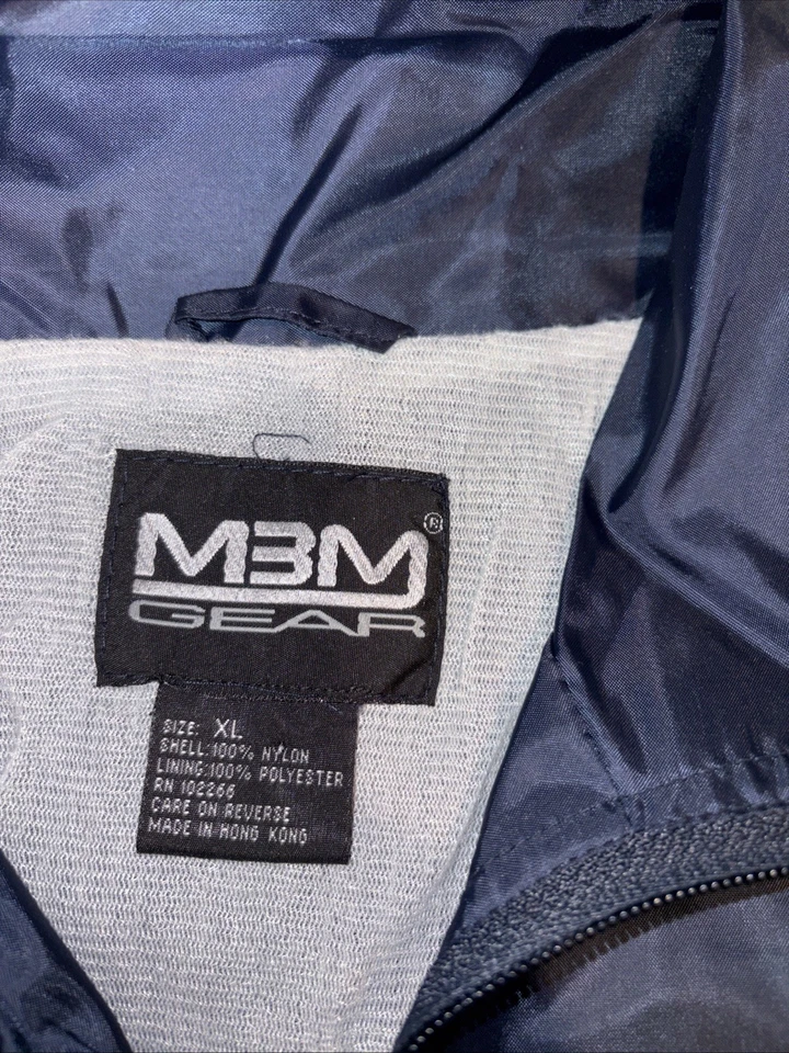 VTG Trump Golf Jacket Full Zip Lightweight XL Taj Mahal Casino Navy - Image 3 of 4