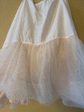 Pottery Barn Kids Baby Girl Shimmer Sparkle Tutu Tulle Blush Pink Crib Skirt