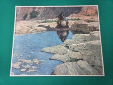Unframed The Enchanted Pool Print by Artist Robert Wesley Amick A/F