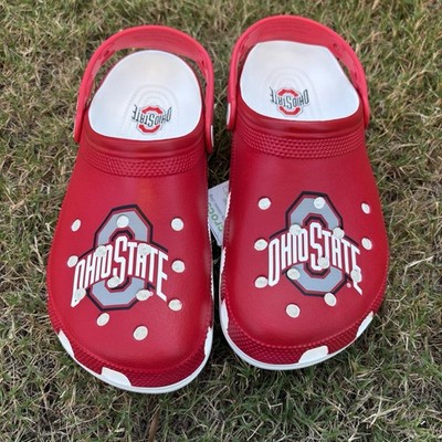 Crocs Ohio State Buckeyes Classic Clog  Red/White Size M8/W10