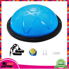 Home Gym Half Exercise Ball 23/26" 1500lbs Capacity Bands Pump