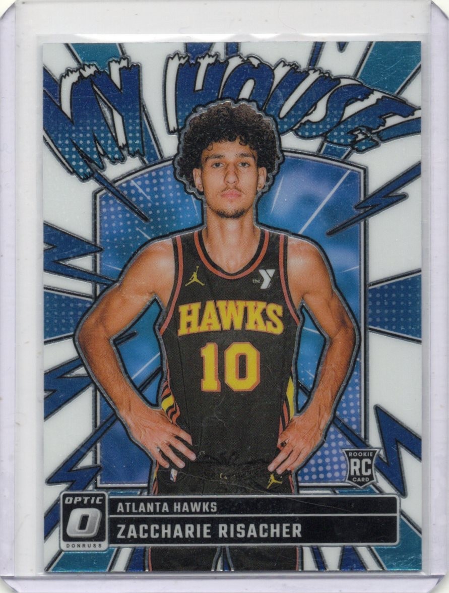 2024-25 Panini Donruss Optic - My House Zaccharie Risacher #13 (RC) Hawks
