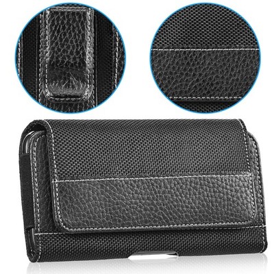 Universal Belt Hook Pouch Bag Nylon For Mobile Cell Phone Case Cover Holster US