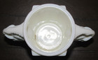 Vintage Macbeth Evans Uranium Double Horse Head Milk Glass Shaving Cup Art Deco — photo 6