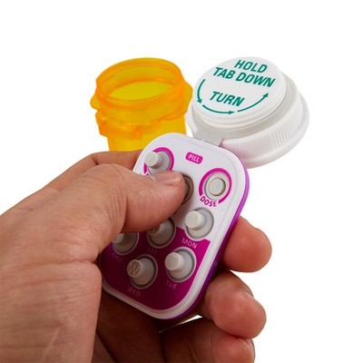 Pill Popper Medication Tracker and Reminder Reusable Pill Organizer Alternative