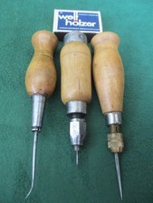 3  SPEZIAL AHLEN MIT GEWINDE VOM SCHUSTER UND SATTLER