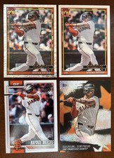 2026 Topps Series 1 - Rafael Devers - San Francisco Giants - 4 Card Lot