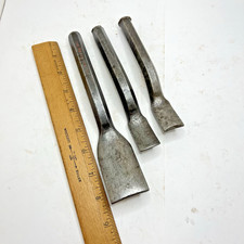 Vintage Lot of (3) Proto Tools Offset Caulking Plumbing Plumber Chisel Set (USA)