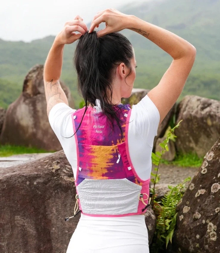 Chaleco de hidratación Tahoe con cinturón abatible ligero reflectante talla grande Foto 2 de 4