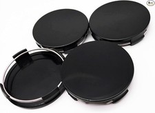 Wheel Center Cap Kit Outer 65mm 2.56 Size: Outer 65MM , Inner 61MMColor: Black