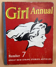 Girl Annual No.7 1959 Vintage Illustrated Hardback Hulton Press