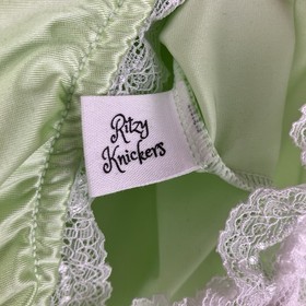 NIP M L Can Can Granny Panty Silky Nylon Satin Lace Brief Sissy Vintage styl