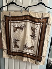 Celine Silk Scarf 33x34 Inches