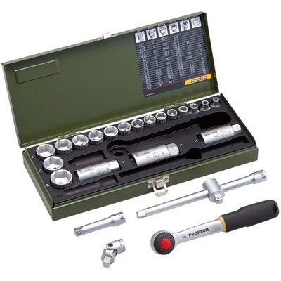 PROXXON 3/8'' Socket Wrench Set Garage Tool DIY German Chrome Vanadium Laser-Mark