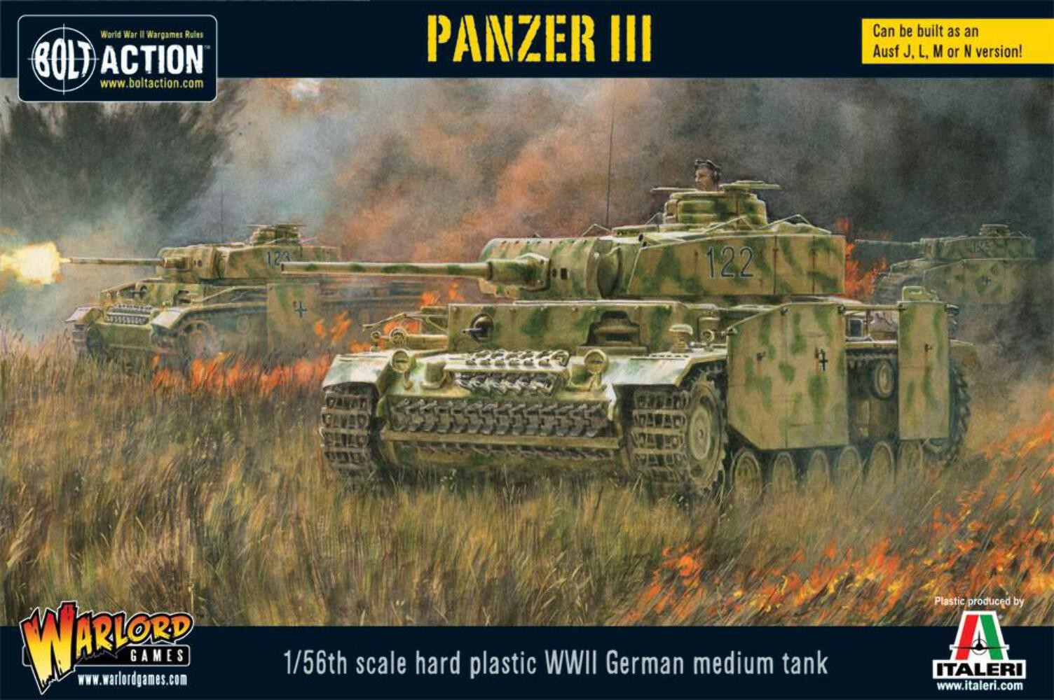 Bolt Action - Panzer III (plastic) - Warlord Games