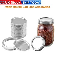 Wide Mouth Kitchen & Dining Storage Bands Mason Jar Lid Canning Lids Jar Caps