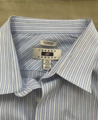 Joseph Abboud XL Men's Long Sleeve Dress Shirt