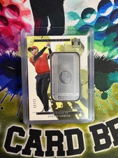 2025 Panini Impeccable LIV Sergio Garcia Logo Metal Bar Silver /30 #5 Fireballs