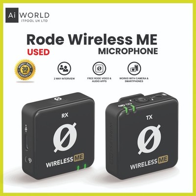RØDE Wireless ME Funk Mikrofonsystem USB-C Kamera iPhone Android (gebraucht)