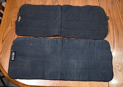 Back on Track, no bow wraps, black, 10  pony, $68 boots