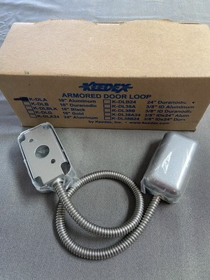 Keedex Armored Door Loop Aluminum Silver K-DLA Commercial Door Hardware