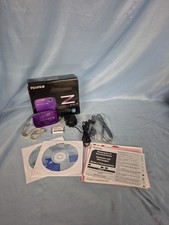 Fujifilm FINEPIX Z-Series Z37 10.0MP Digital Camera Purple Tested W/ Accessories