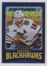 2024-25 O-Pee-Chee Platinum Retro Blue Luster 78/100 Jason Dickinson #R24 0il7