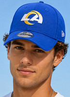 Los Angeles Rams Nfl Cap New Era 9Forty Verstellbar Blau Baseballcap
