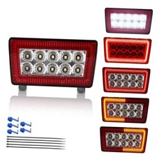 5-In-1 LED Rear Fog Light Daytime Automotive Tail Lamp Assembly Compatible