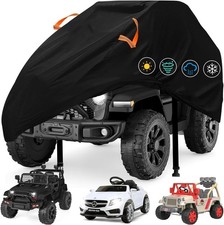 Kids Ride-On Toys Car Cover Waterproof,12/24V Powered Wheels Electric Battery Je