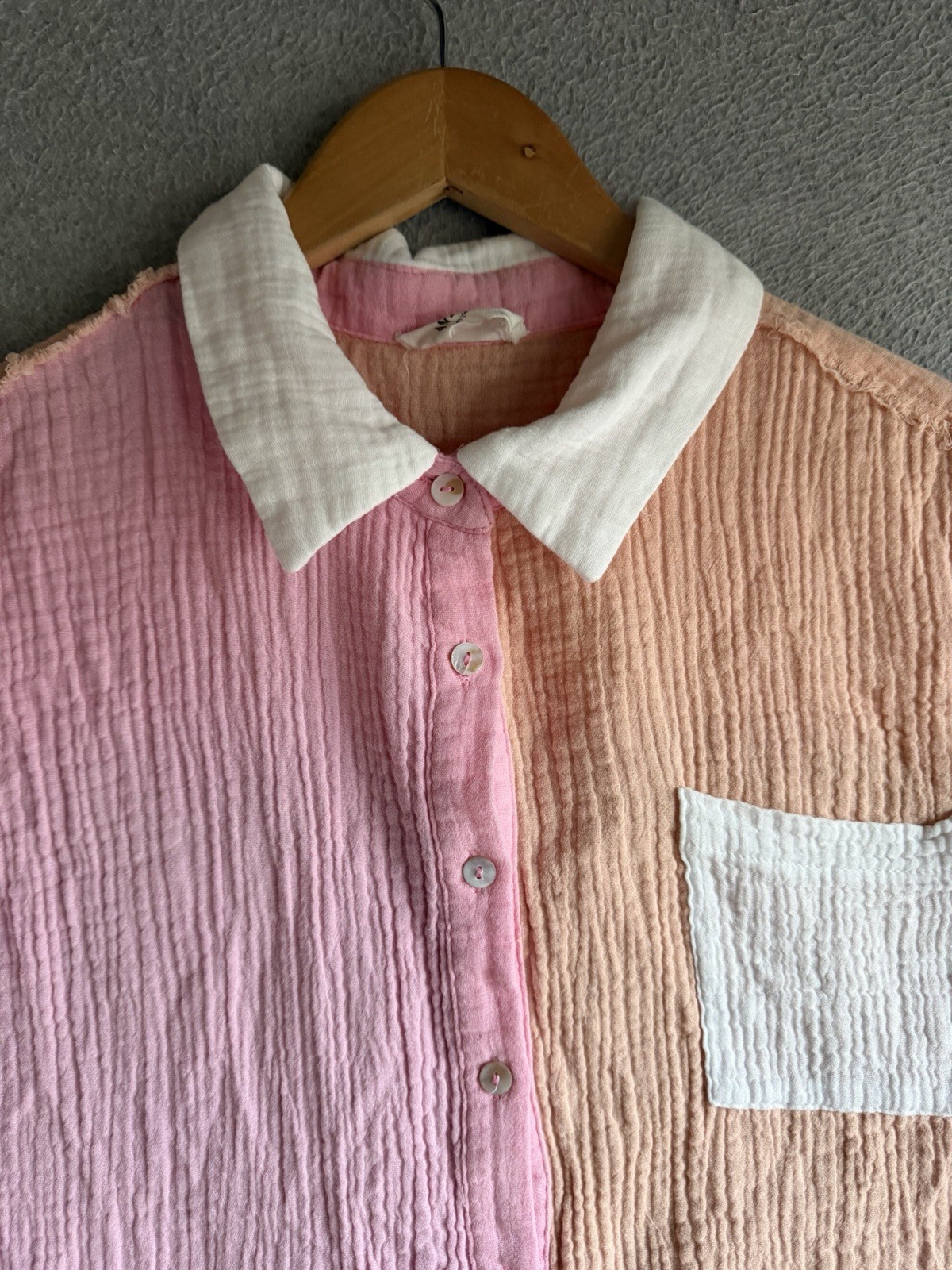 Andree By Unit Top Womens Medium Patchwork Colorb… - image 5