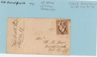 Mr Fancy Cancel Sc 11A Plated 78L3 Halcottsville NY Manuscript Front Creek #8083