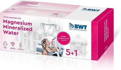 Magnesium Mineralized Water Filter, 6-Pack - Long Life Mg2+ Cartridge for Wat...