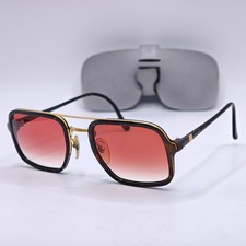 Vintage Dunhill Optyl Sunglasses 6059 12 Made in Austria Red Gradient Lens Case