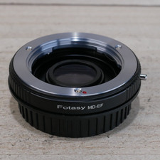 Fotasy MD-EF Adapter For Canon EF Body and Minolta MD Camera Lens *GOOD*